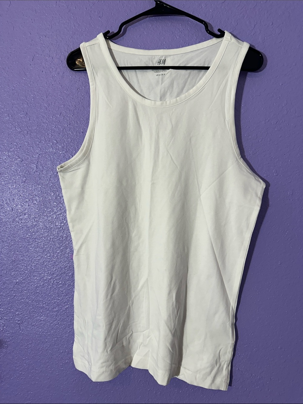 Brand New H&M White Scoop Neck Tank Top